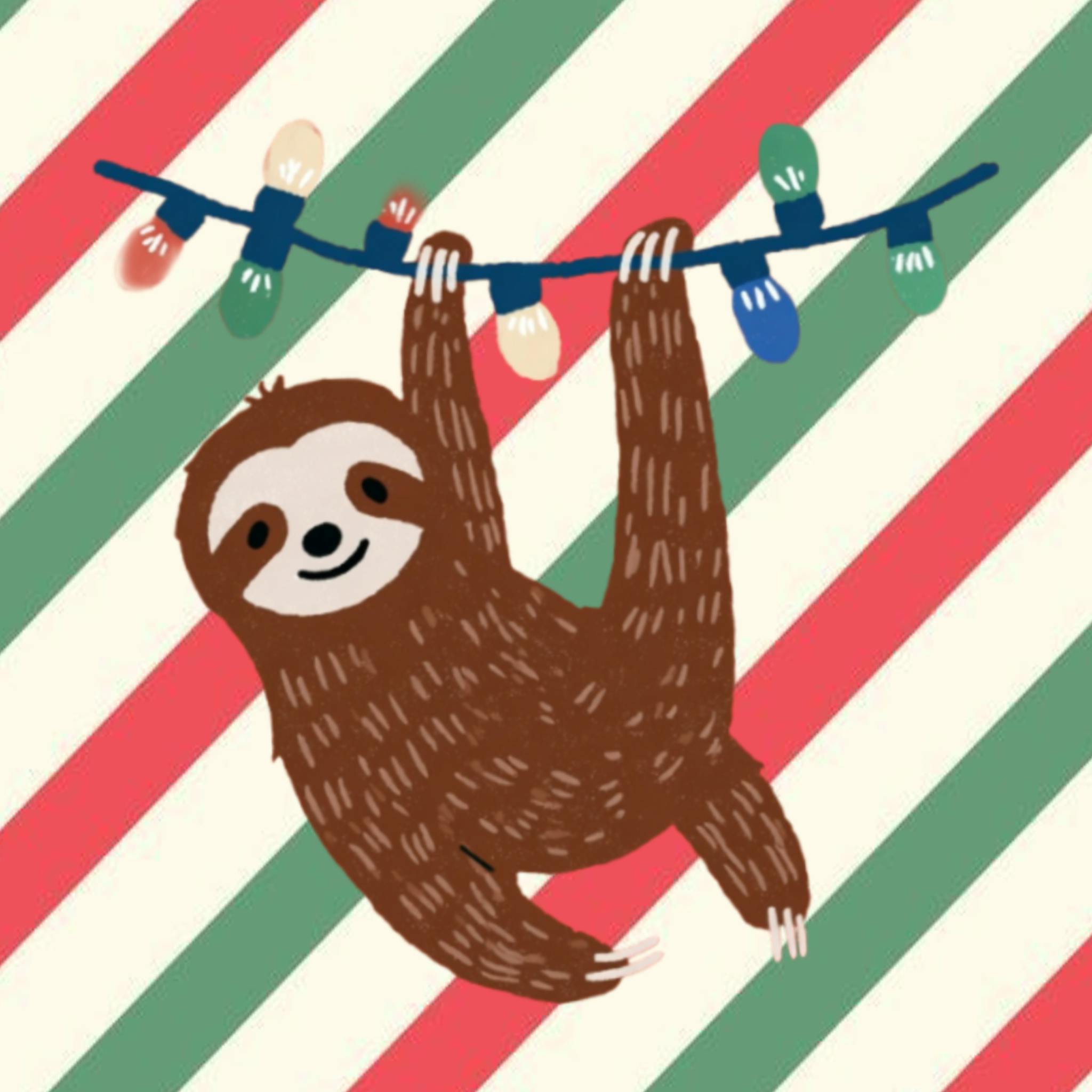 Sloth Die-Cut Sticker