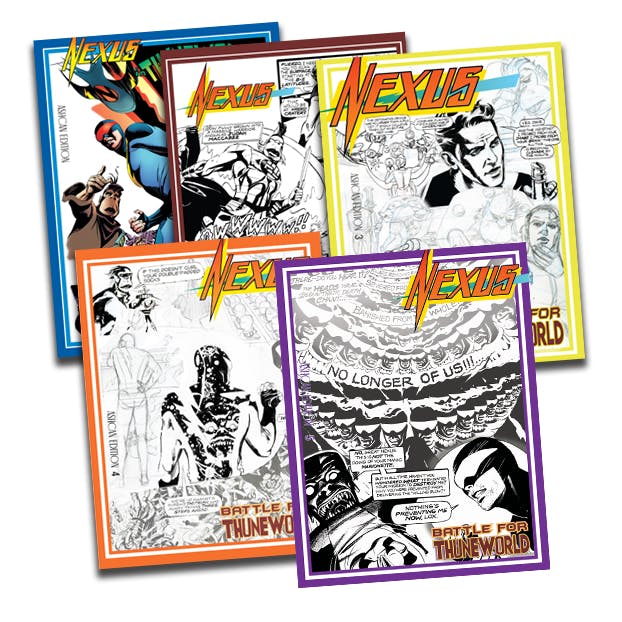 Thuneworld Signed Limited Edition Preview Books