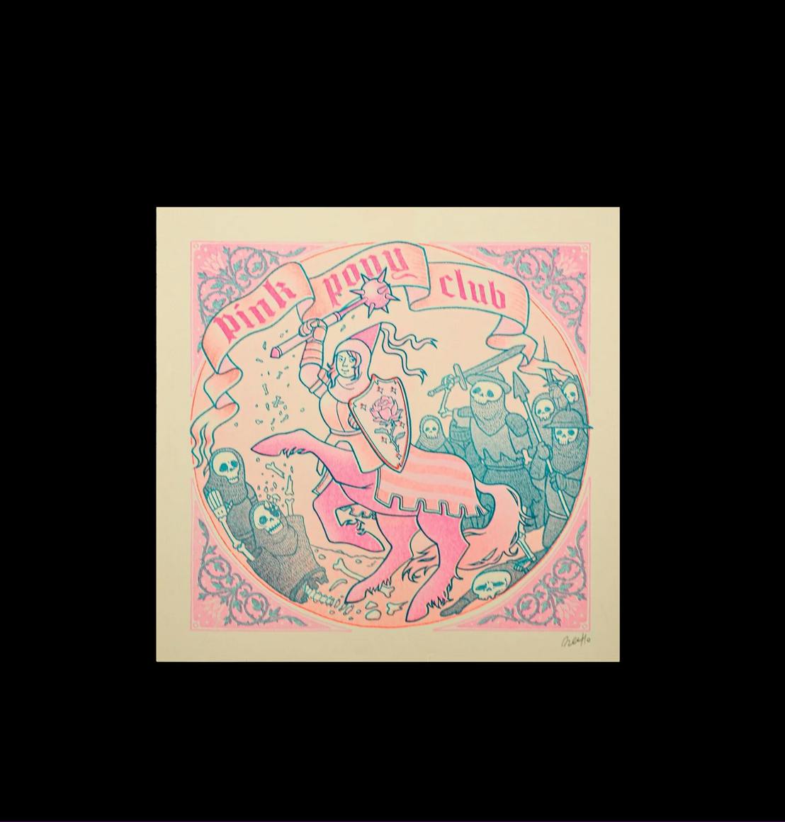 RISO ART PRINT ✦ PINK PONY CLUB