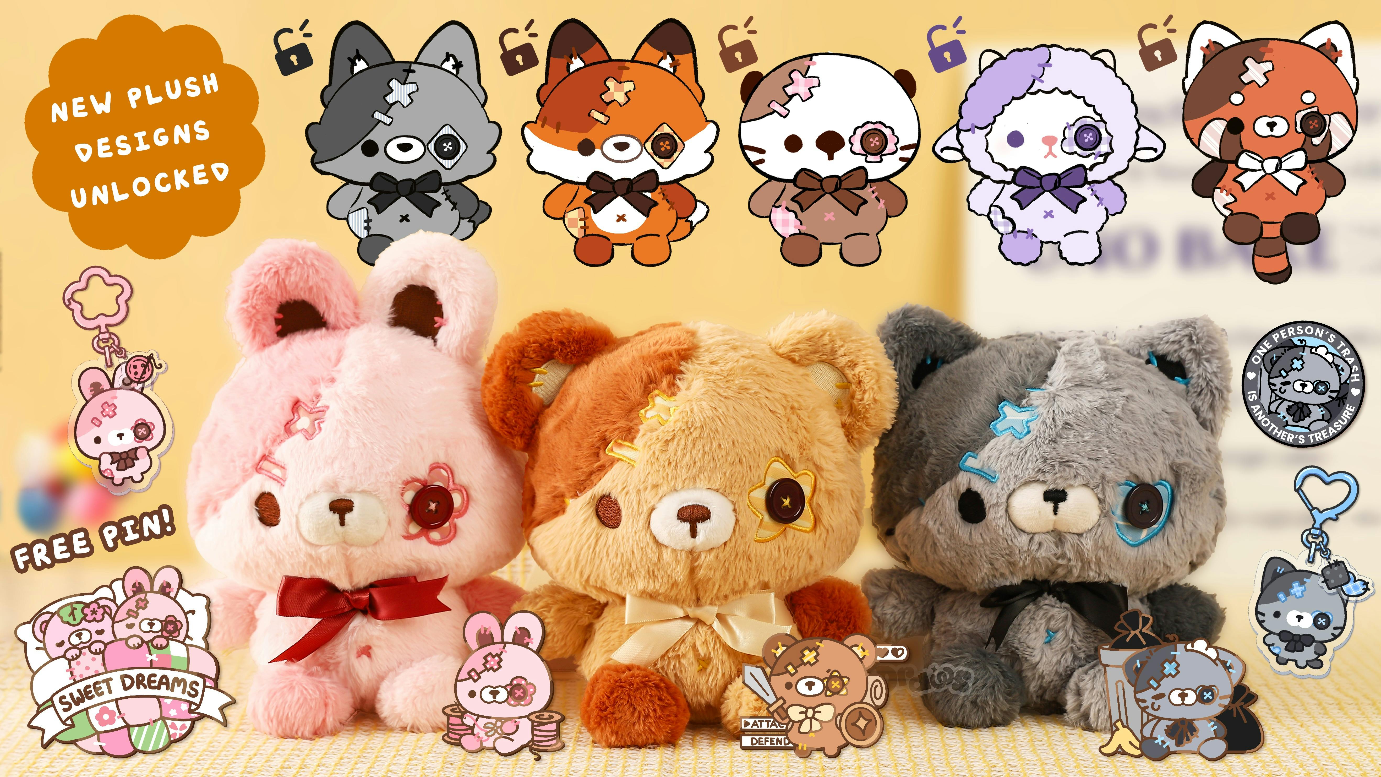Patchwork Pals - Plushies, Pins & More