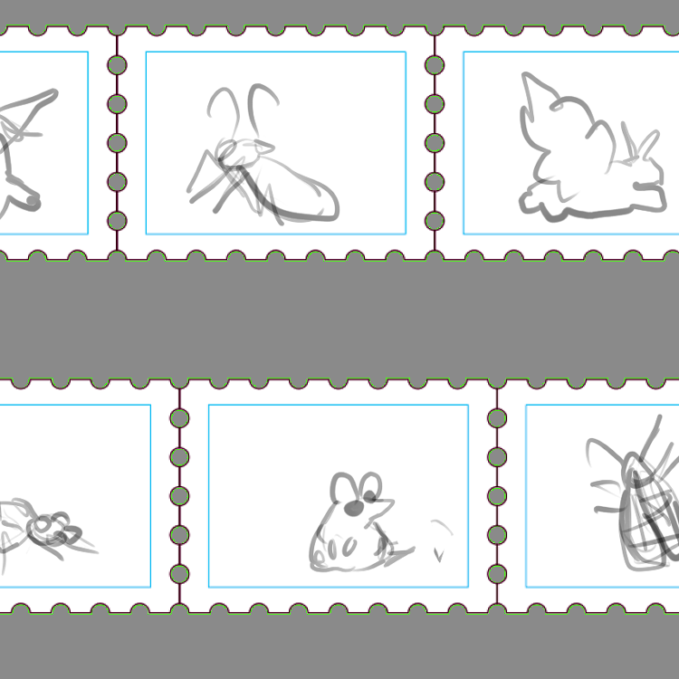 Small animal stamps
