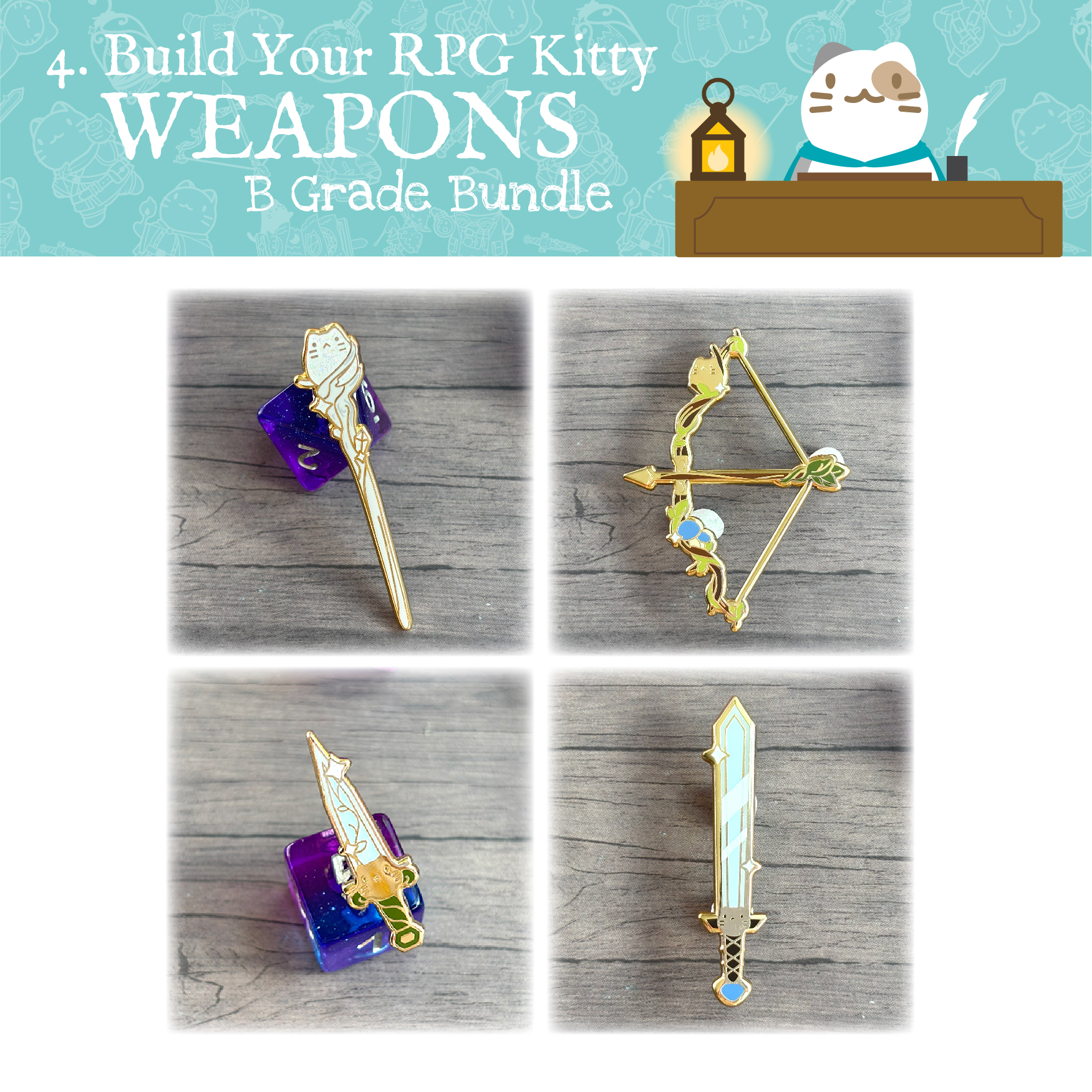 RPG Weapons B Grade Pin Bundle