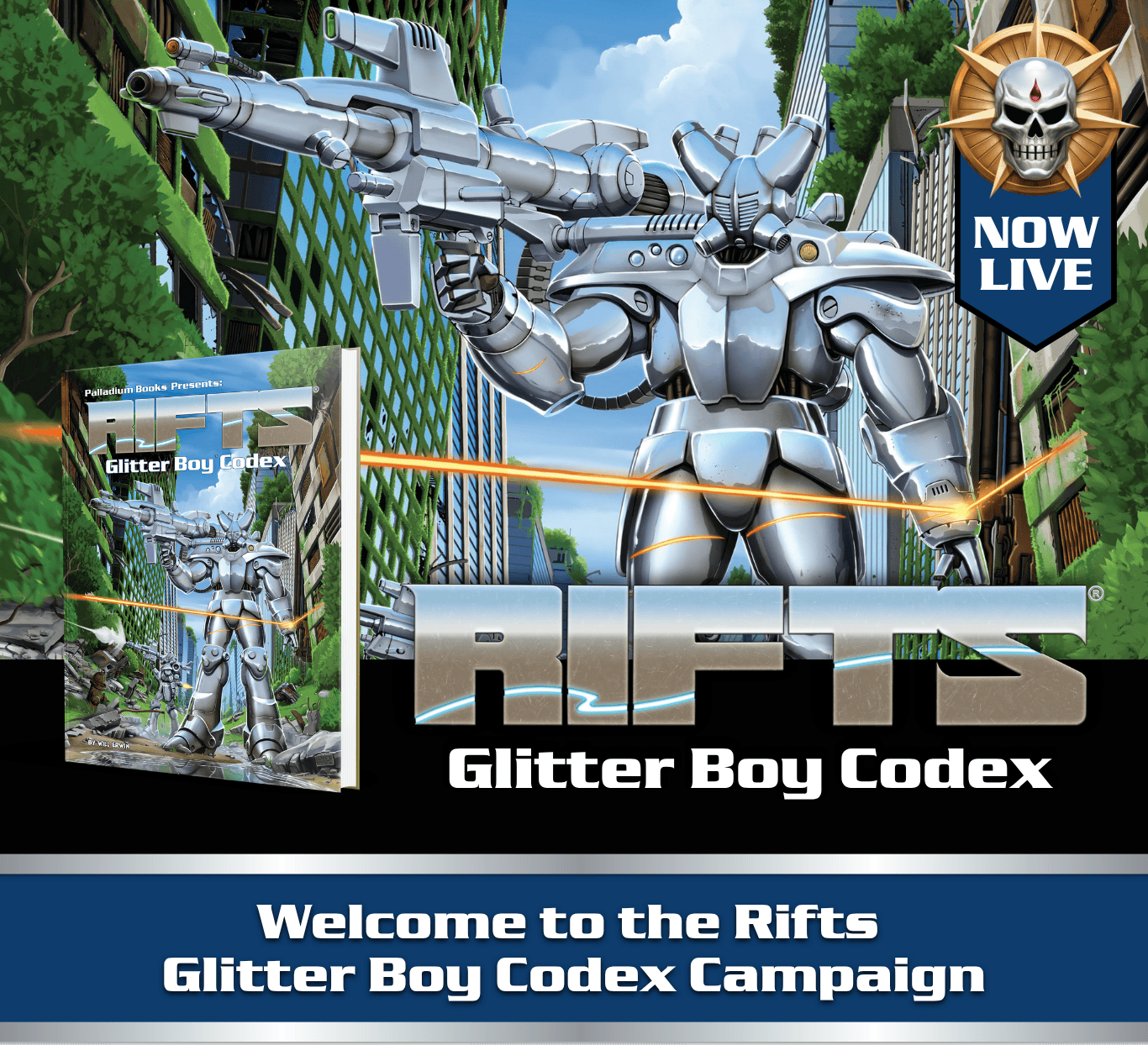 Rifts Glitter Boy Codex - BackerKit