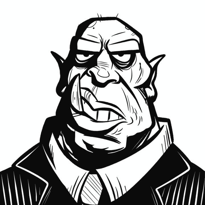 Antonio Usmar (Orc mob boss, who is all about his family)