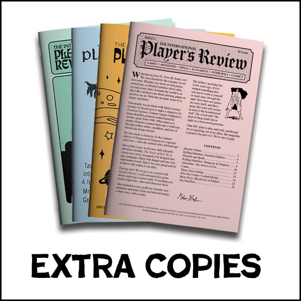 Extra Copies of the International Player's Review Annual 