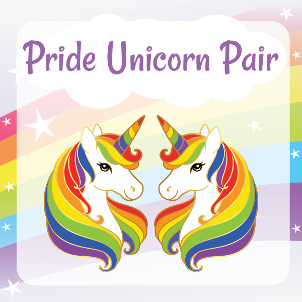 Pride Unicorn Pair
