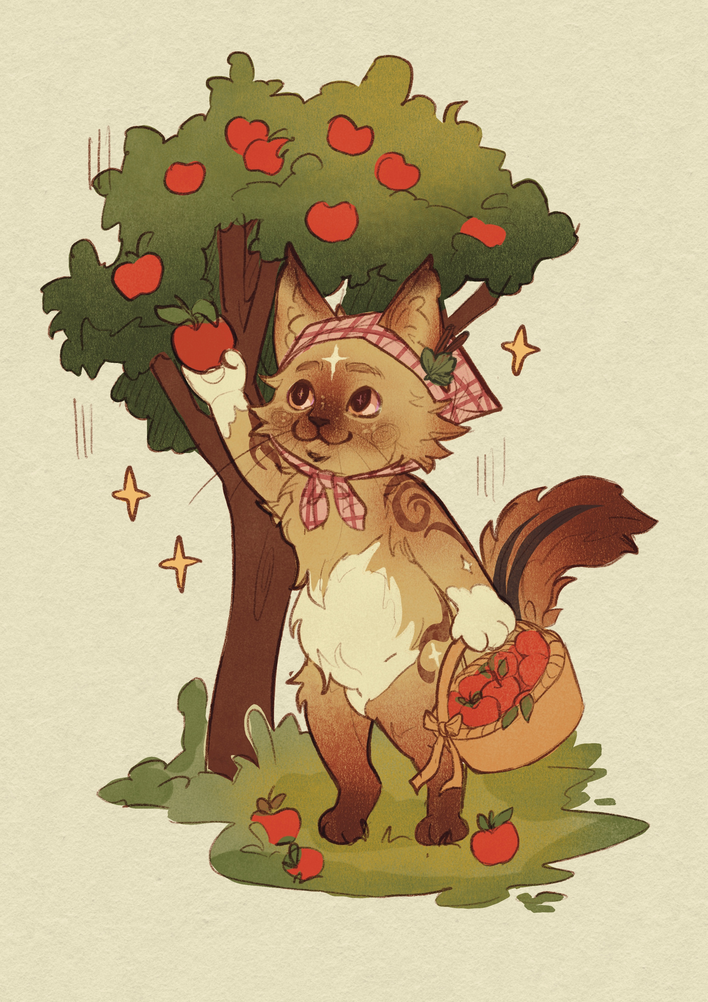 Apple cider sticker
