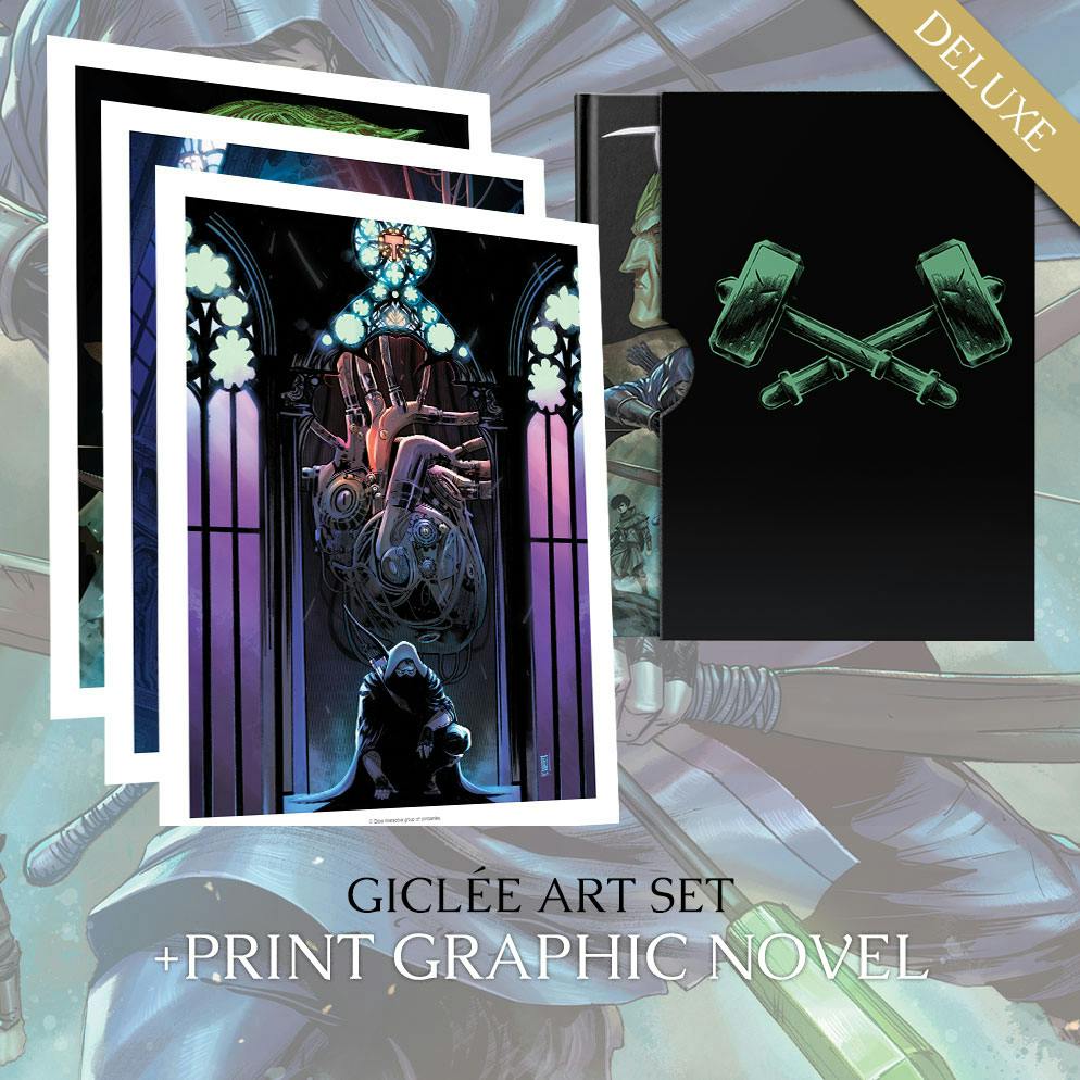 Giclée Art Print Collection (x3) + Deluxe Graphic Novel Collection