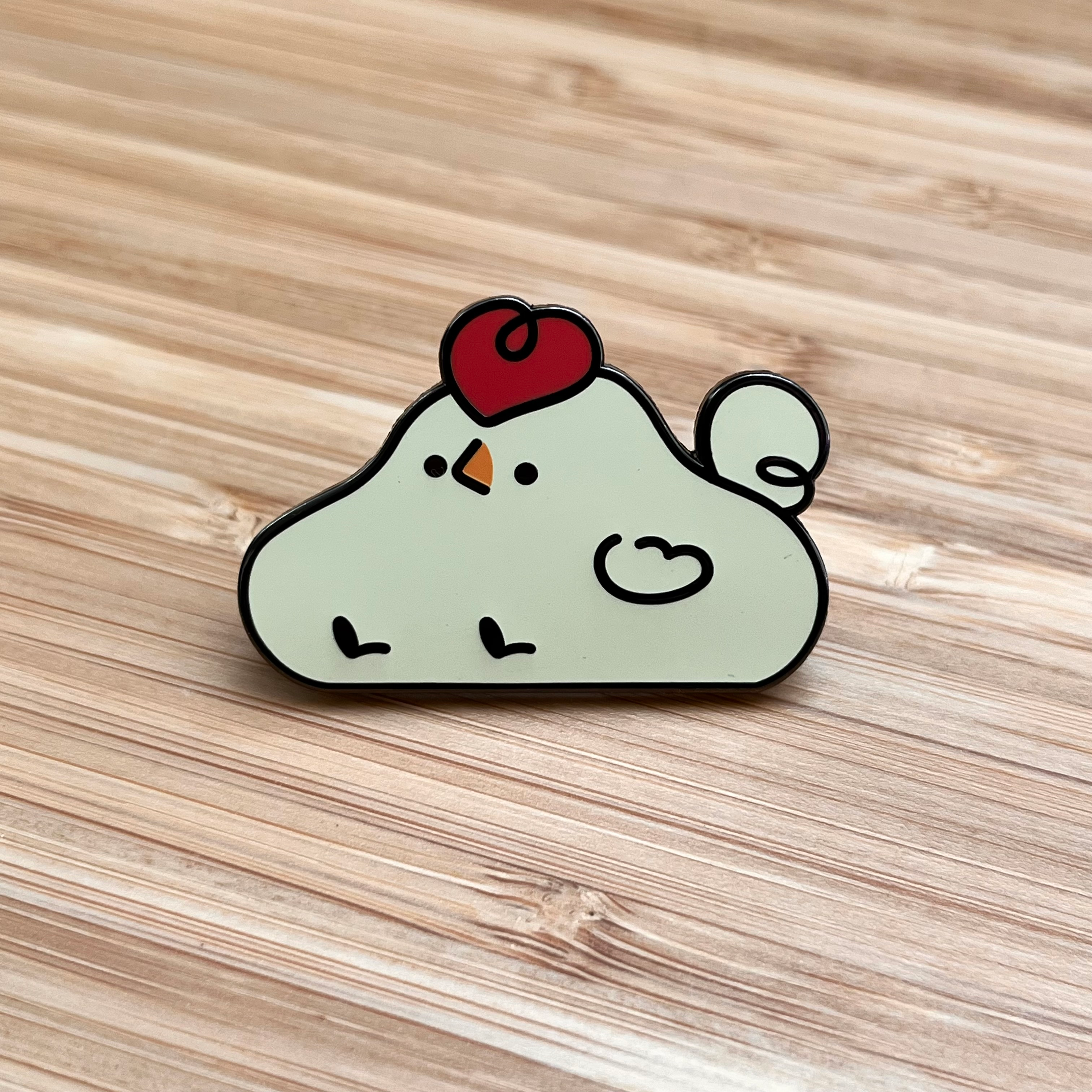 Chonky Chook Enamel Pin