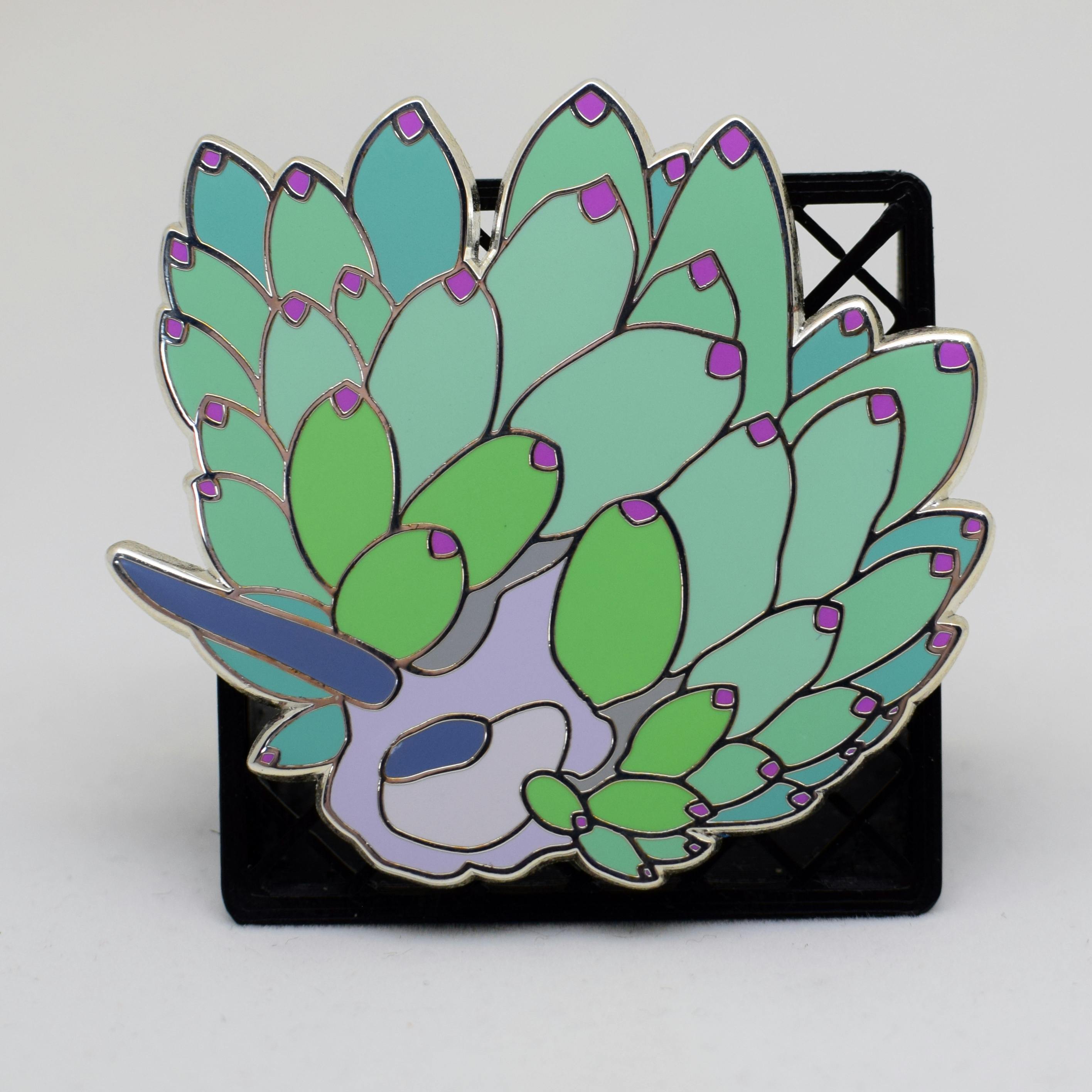 Leaf Sheep Pin Silver	