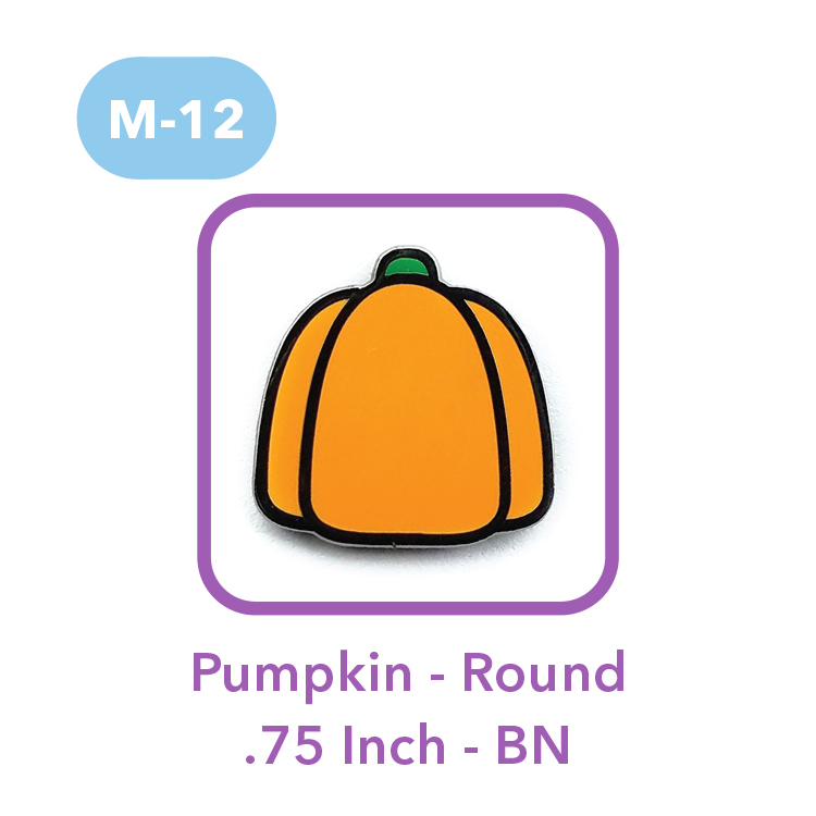 M-12 - Pumpkin - Round