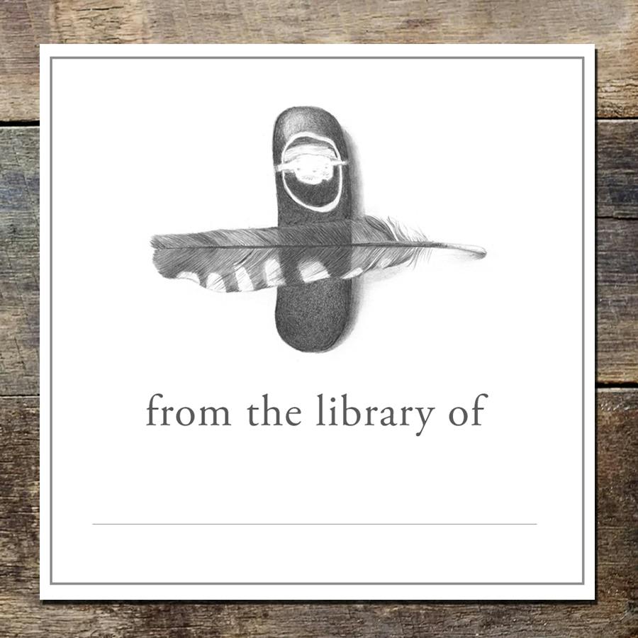 Feather & Stone Bookplates