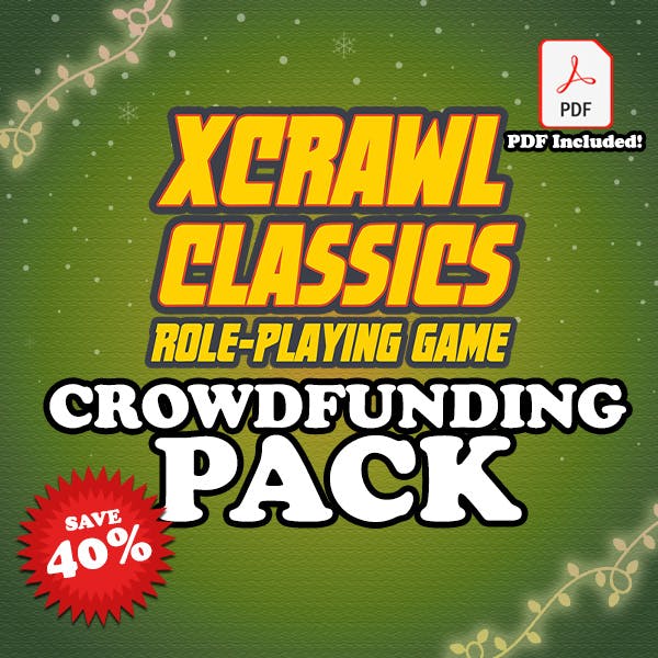 XCrawl Classics Crowdfunding Pack with foil editions and stretch goal items