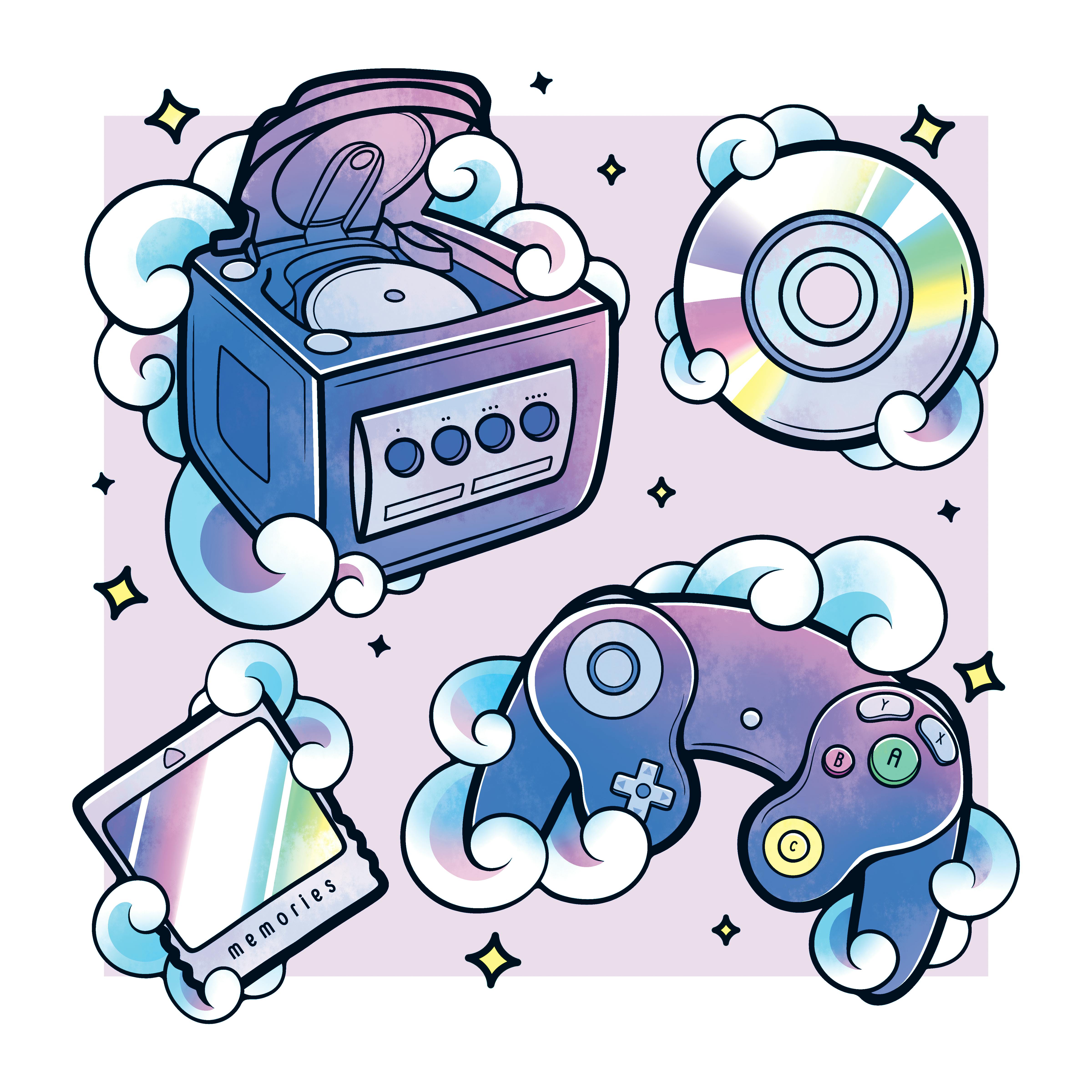 GAMECUBE FLASH - PRINT