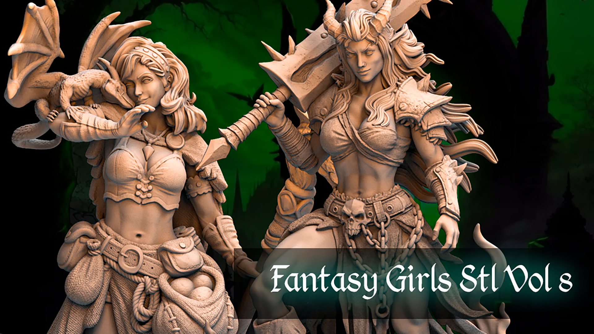 Fantasy Girls STL