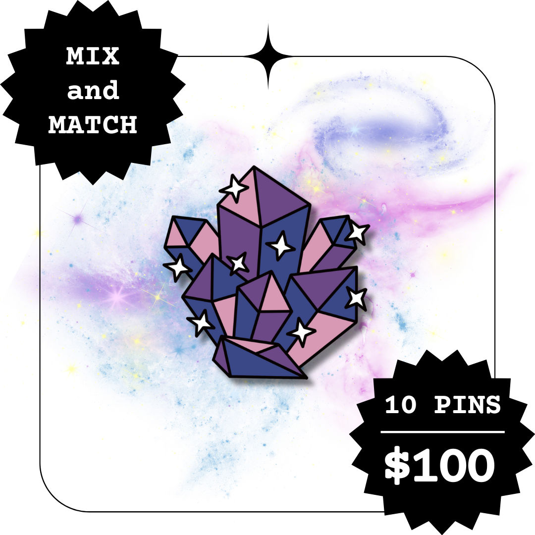 TEN [10] pins of your choice (Mix and Match)