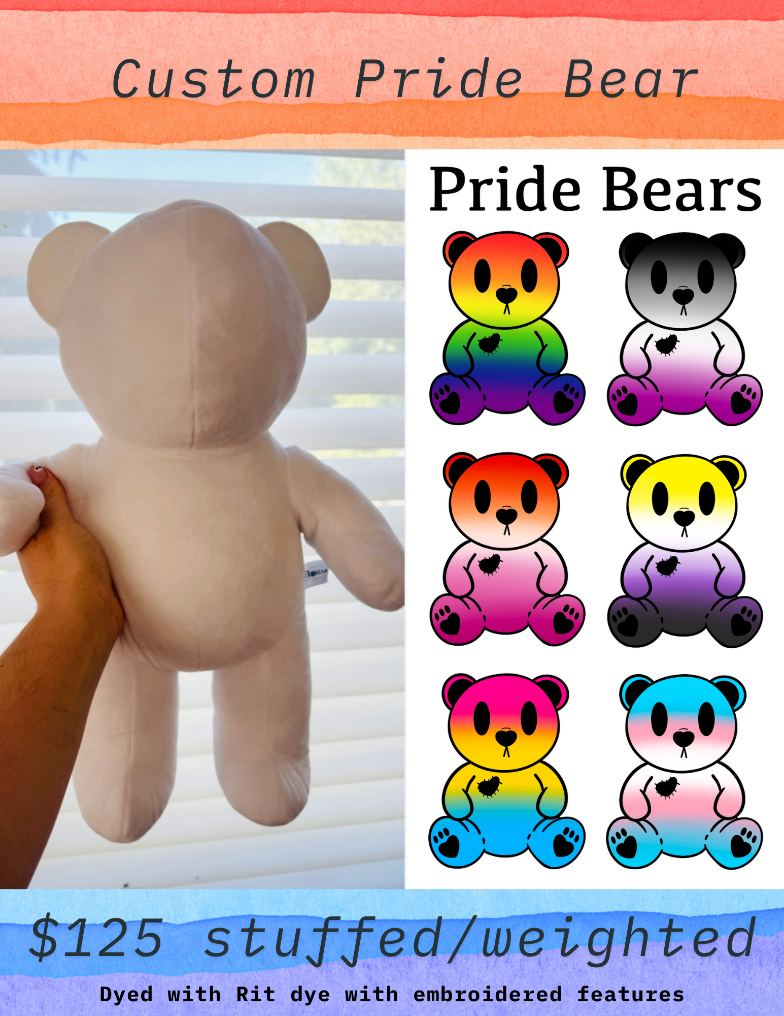 Custom Pride Bear