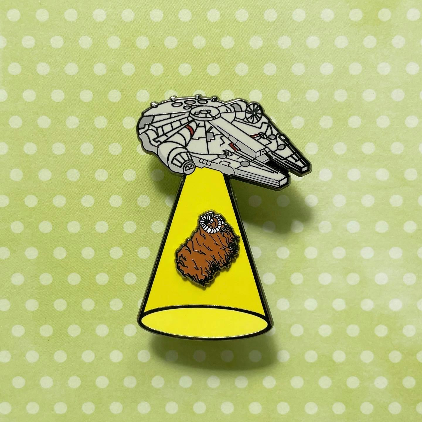 UFO Enamel Pin