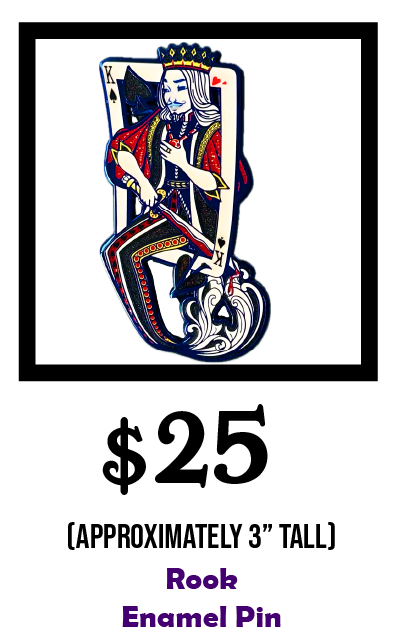 Rook Enamel PIn