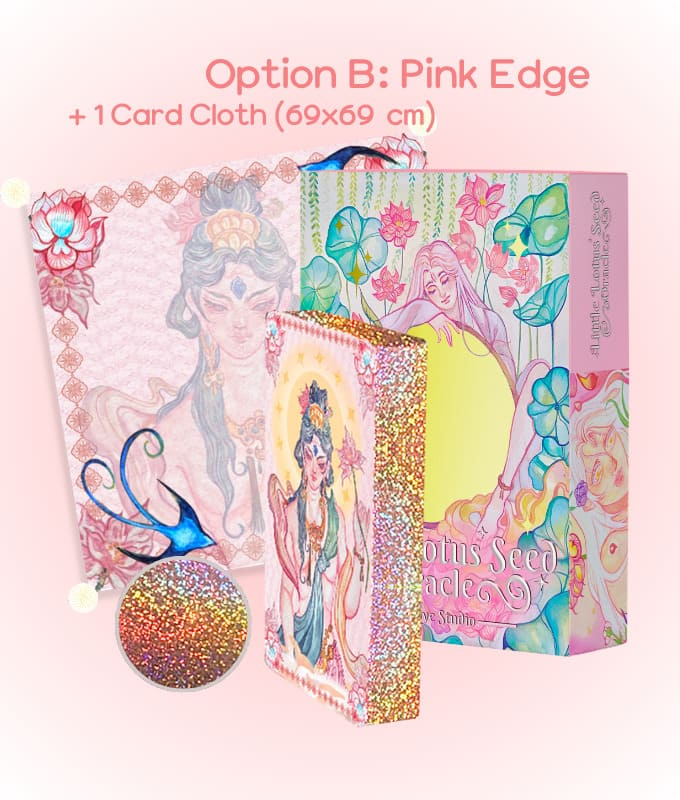 Little Lotus Seed Deck PINK + Cloth