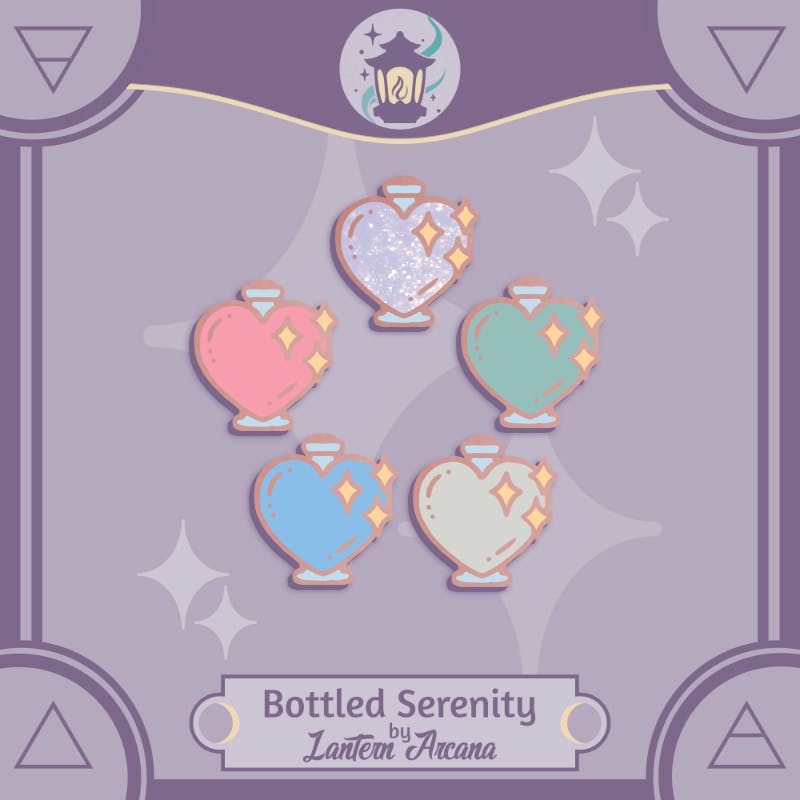 Heart Potion Mini Pin