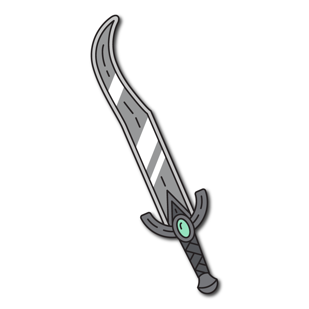 Perseus' Sword Pin