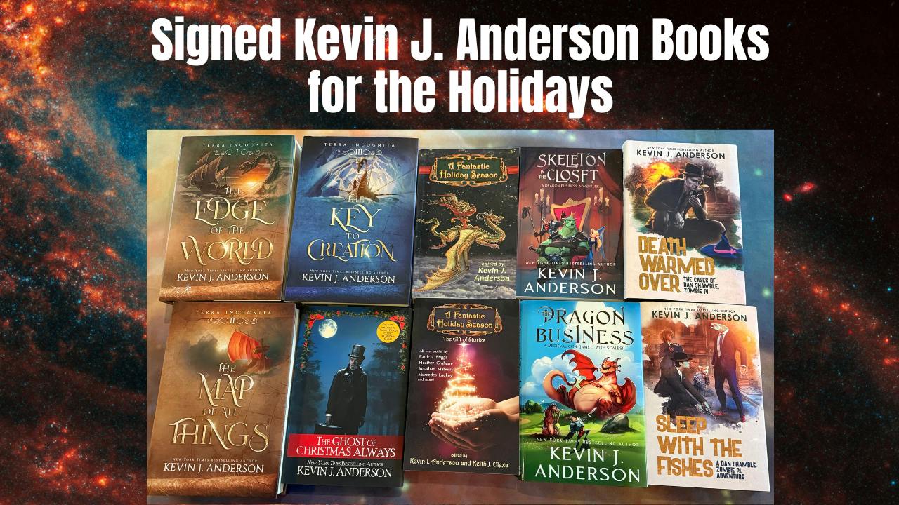 Signed Kevin J. Anderson Books for the Holidays