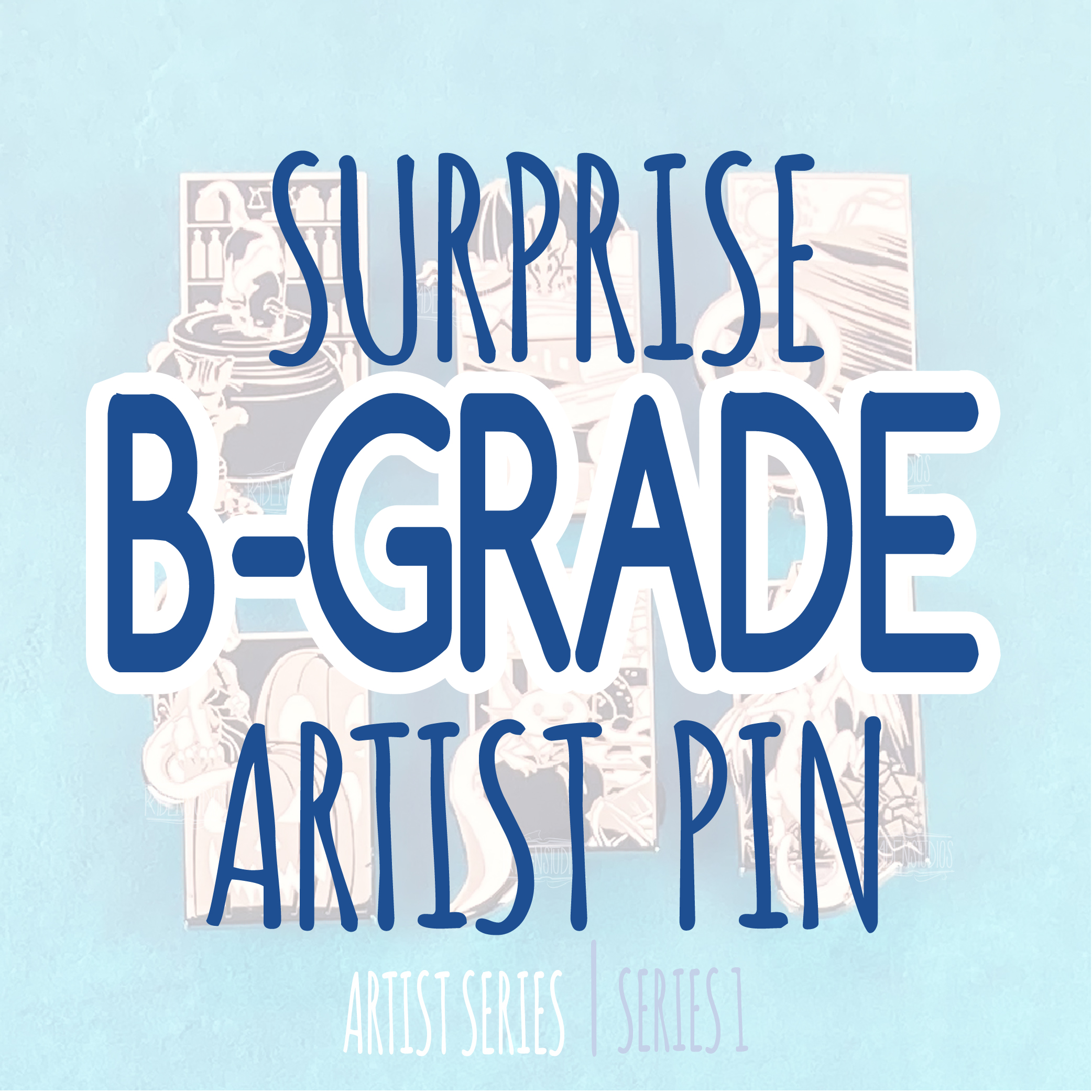 Single Random B-Grade Enamel Pin - Artist Series
