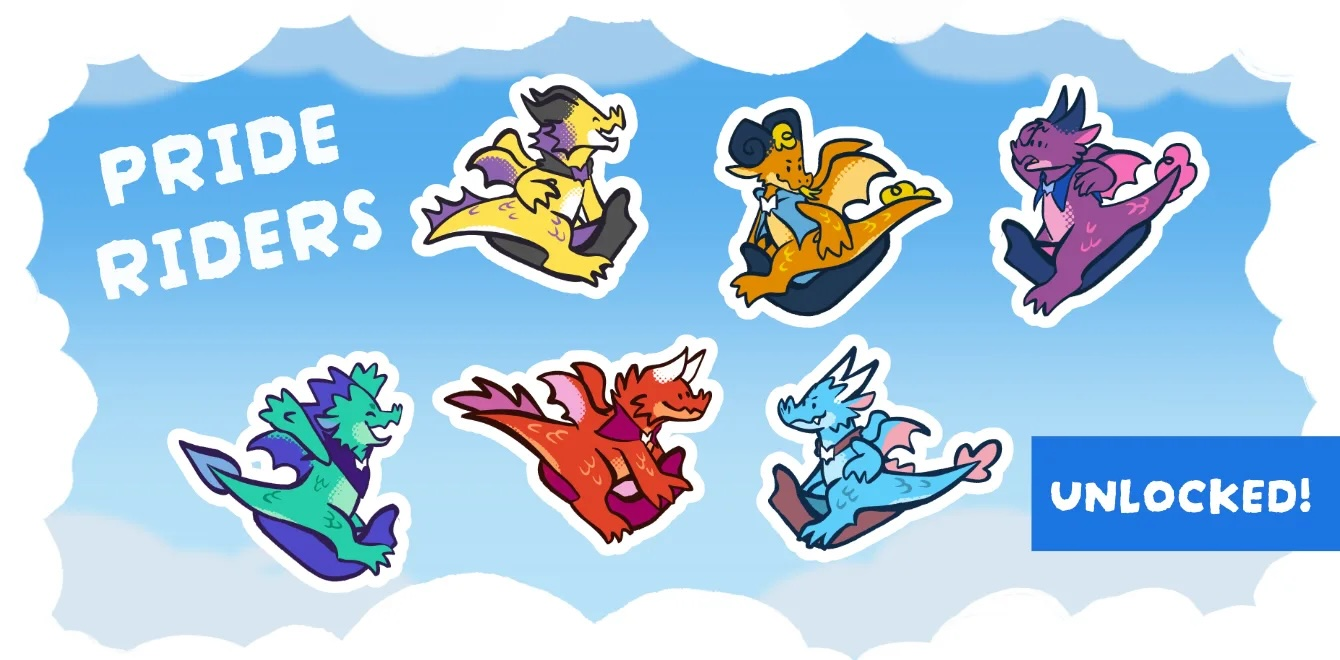 Pride Riders join the flight!