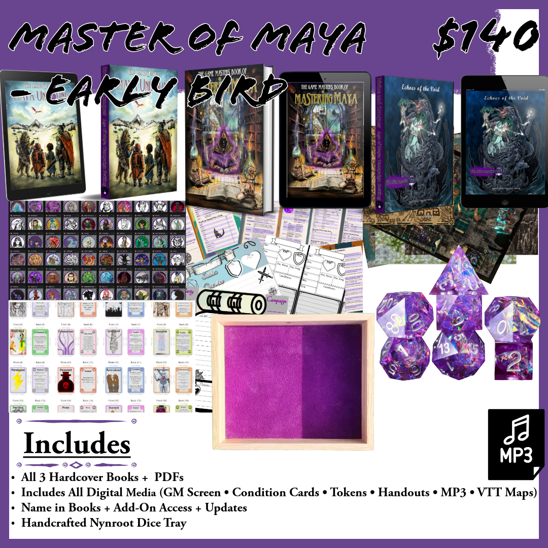 🗝️ Master of Maya - EARLY BIRD TIERS (First 48 Hours Only)