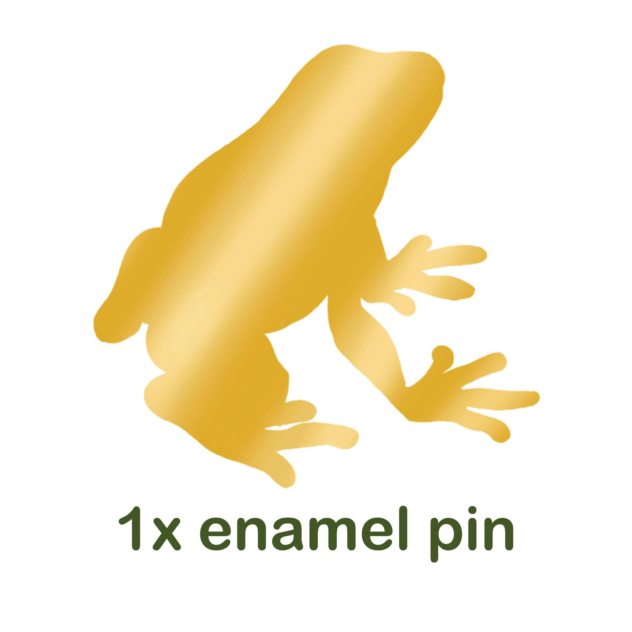 One extra enamel pin (current project)