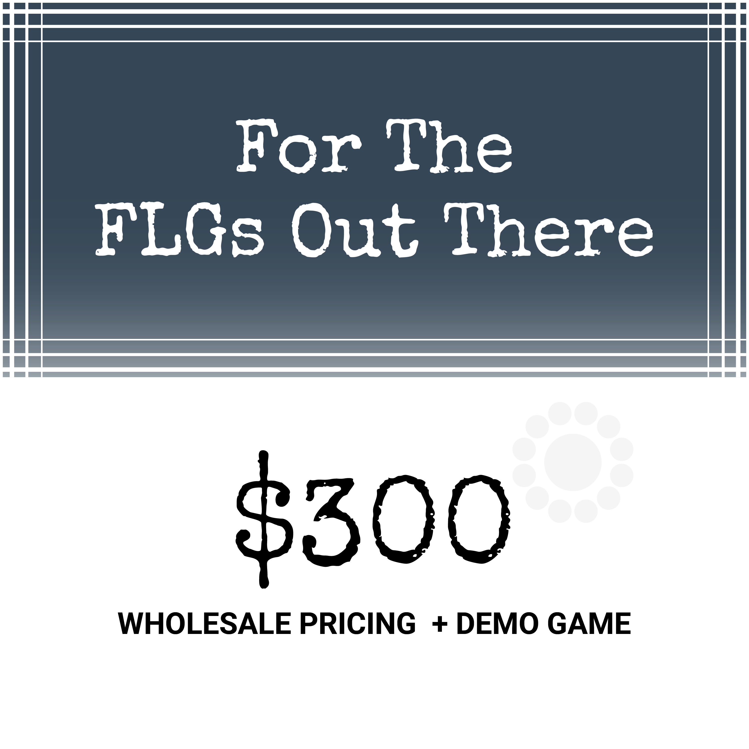 For the FLGS out there!