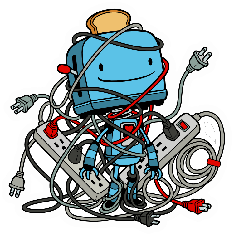 Murf•Bot Entangled 3.5" Sticker