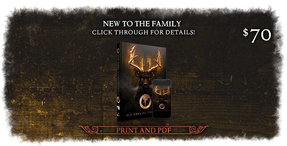 New to the Family. $70. The Old Gods of Appalachia corebook. Click through for details!