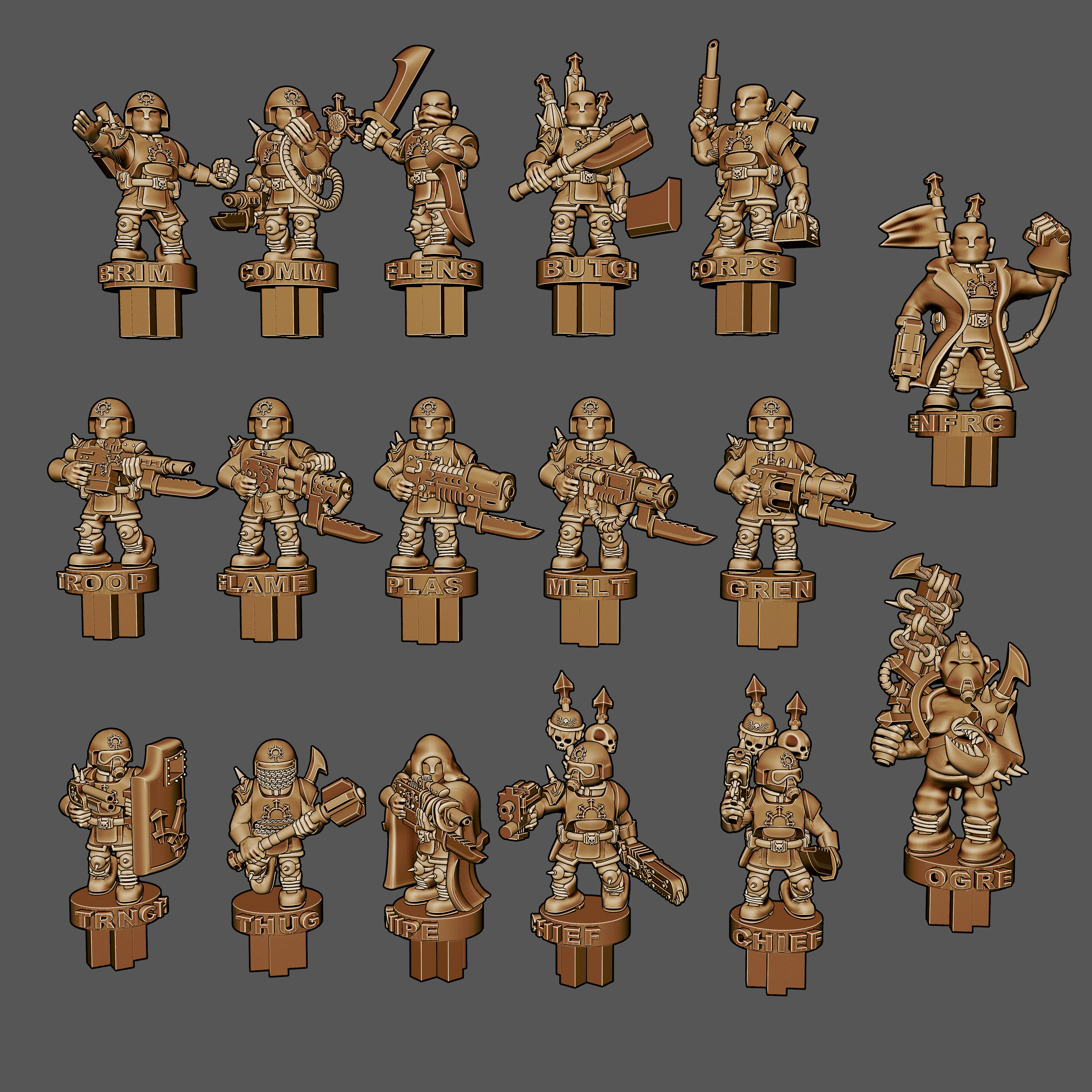  Digital Download of Chaos Blood Troopers Port-O-Battle Team 