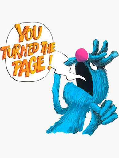 Grover from The Monster at the End of This Book
