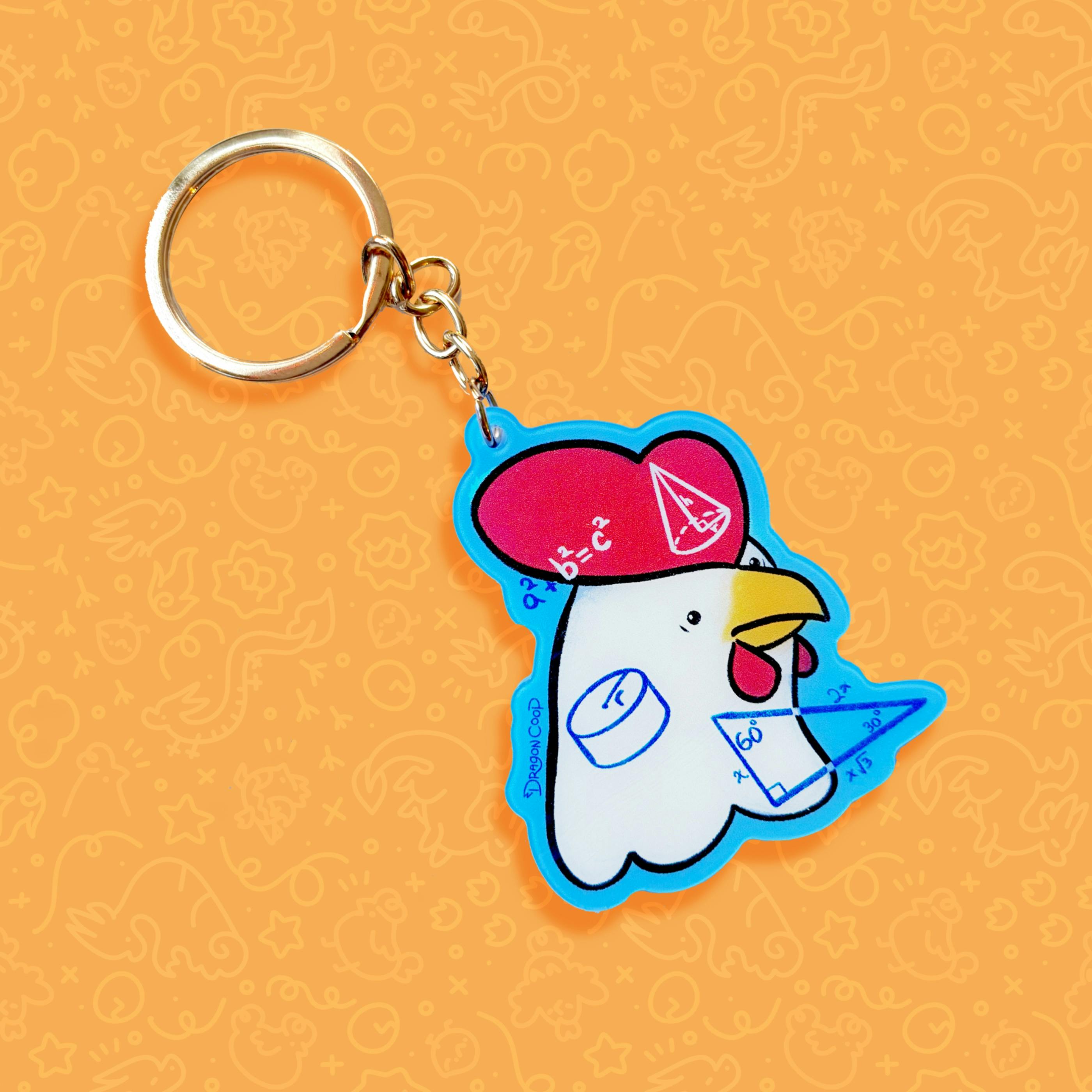 Chicken Math Charm