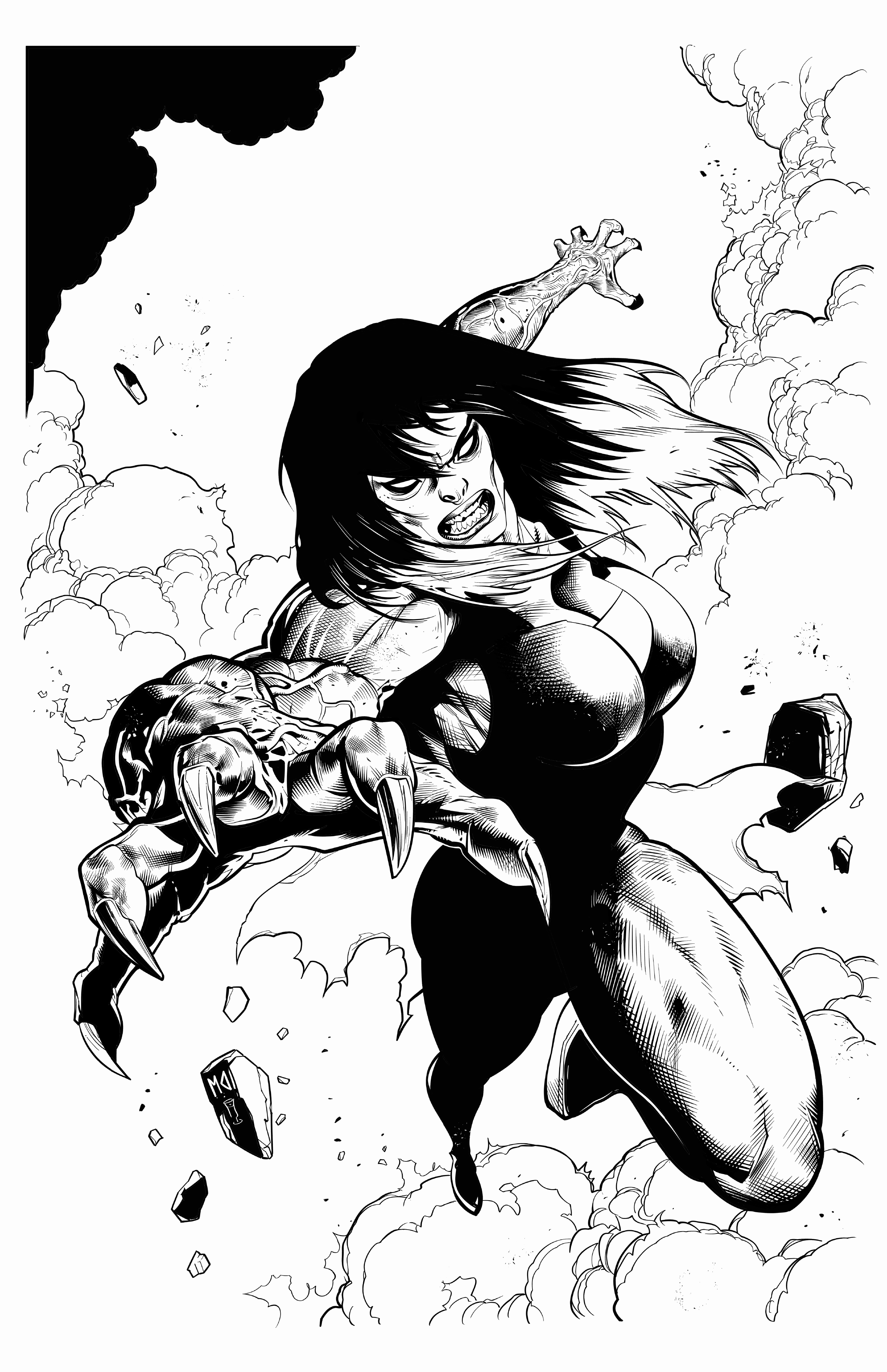 Doug Mahnke Daybreak! #4 variant cover art