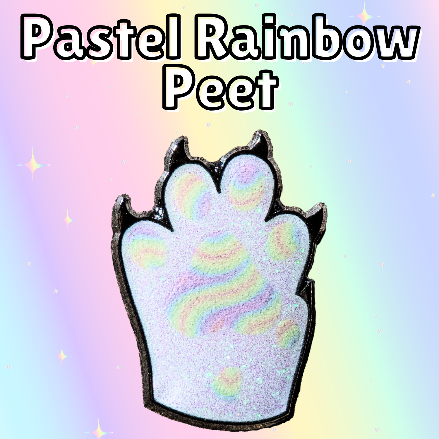 Pastel Rainbow Peet Pin