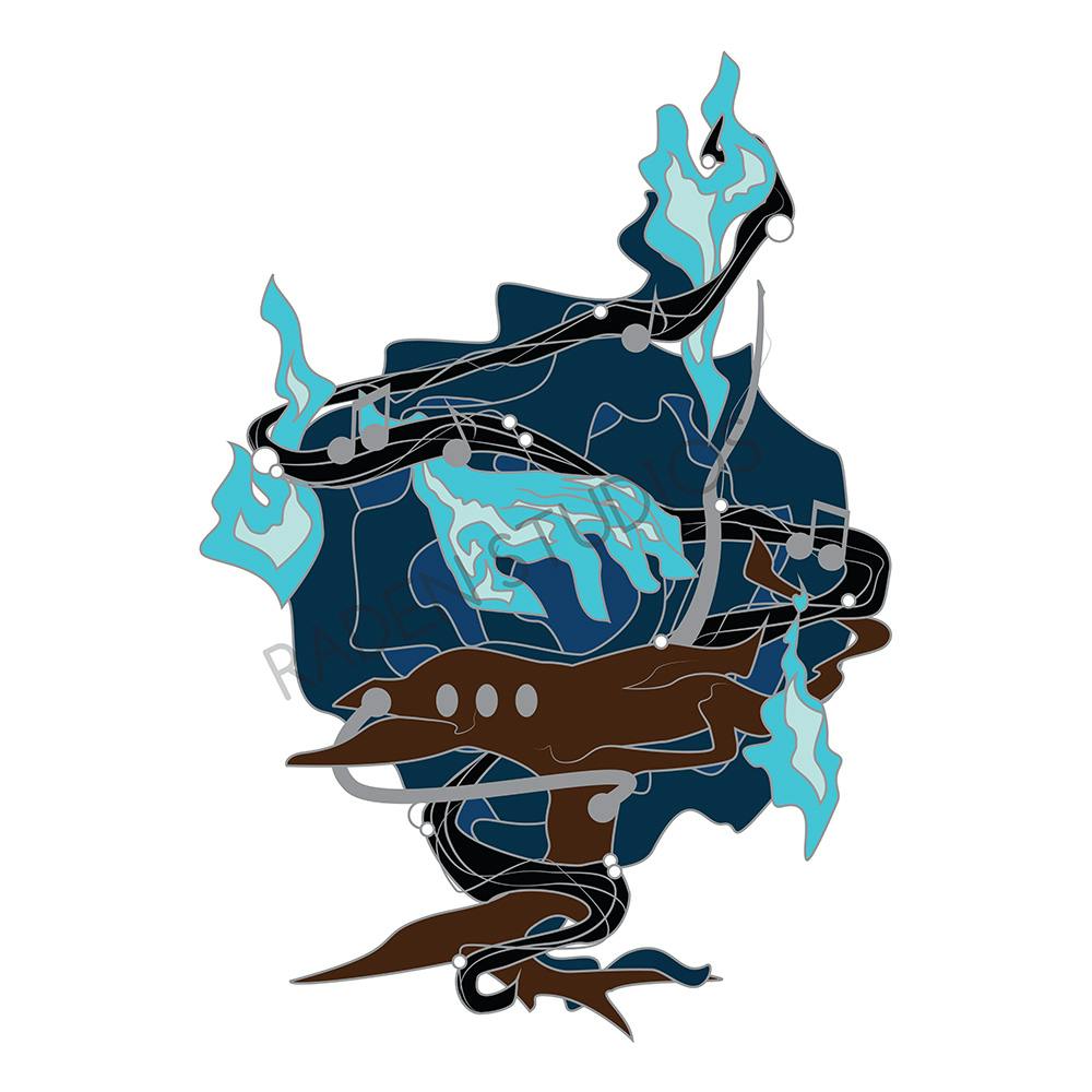 Mythical Bards Enamel Pin - Will-o'-the-Wisp