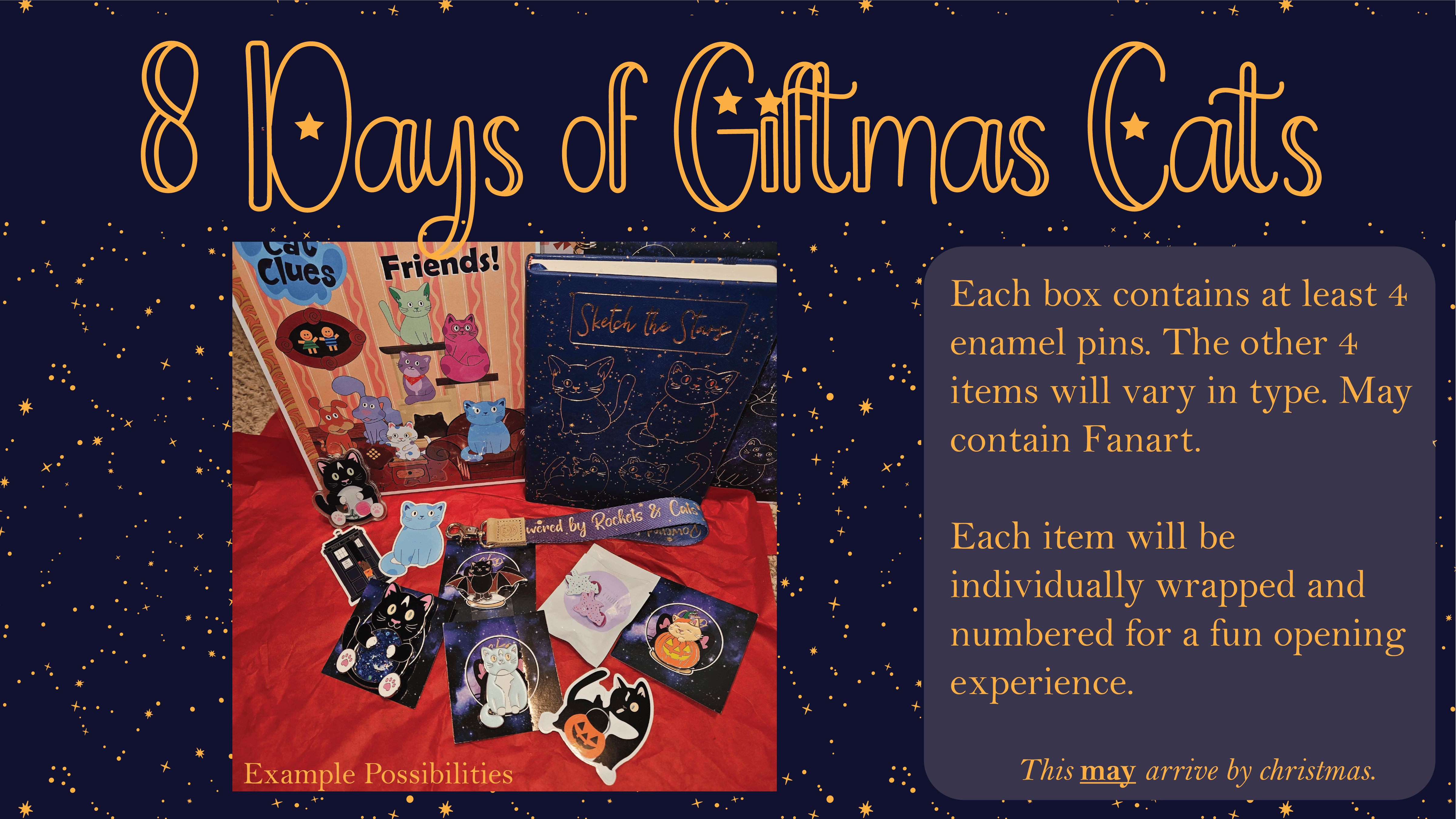 8 Days of Giftmas Cats Themed