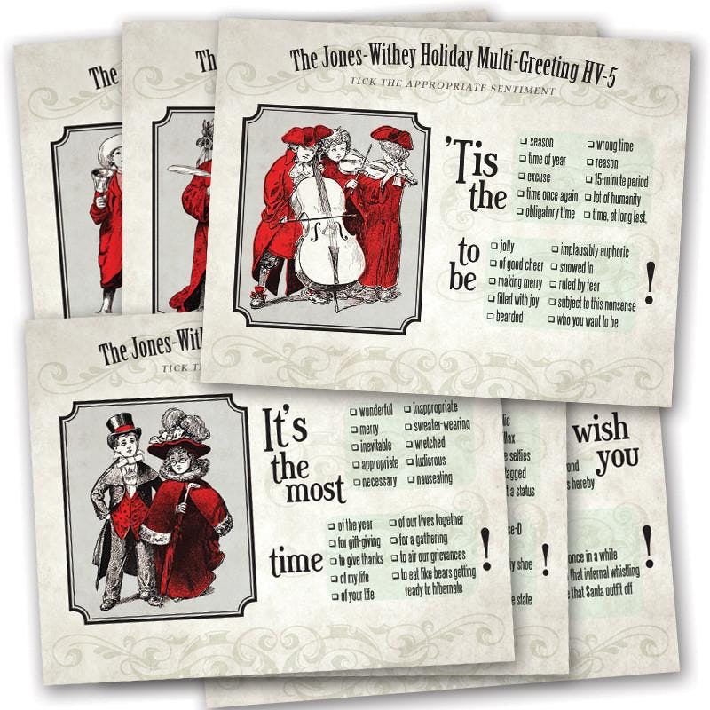 CARDS: Set of 12 Multi-Purpose HOLIDAY Cards