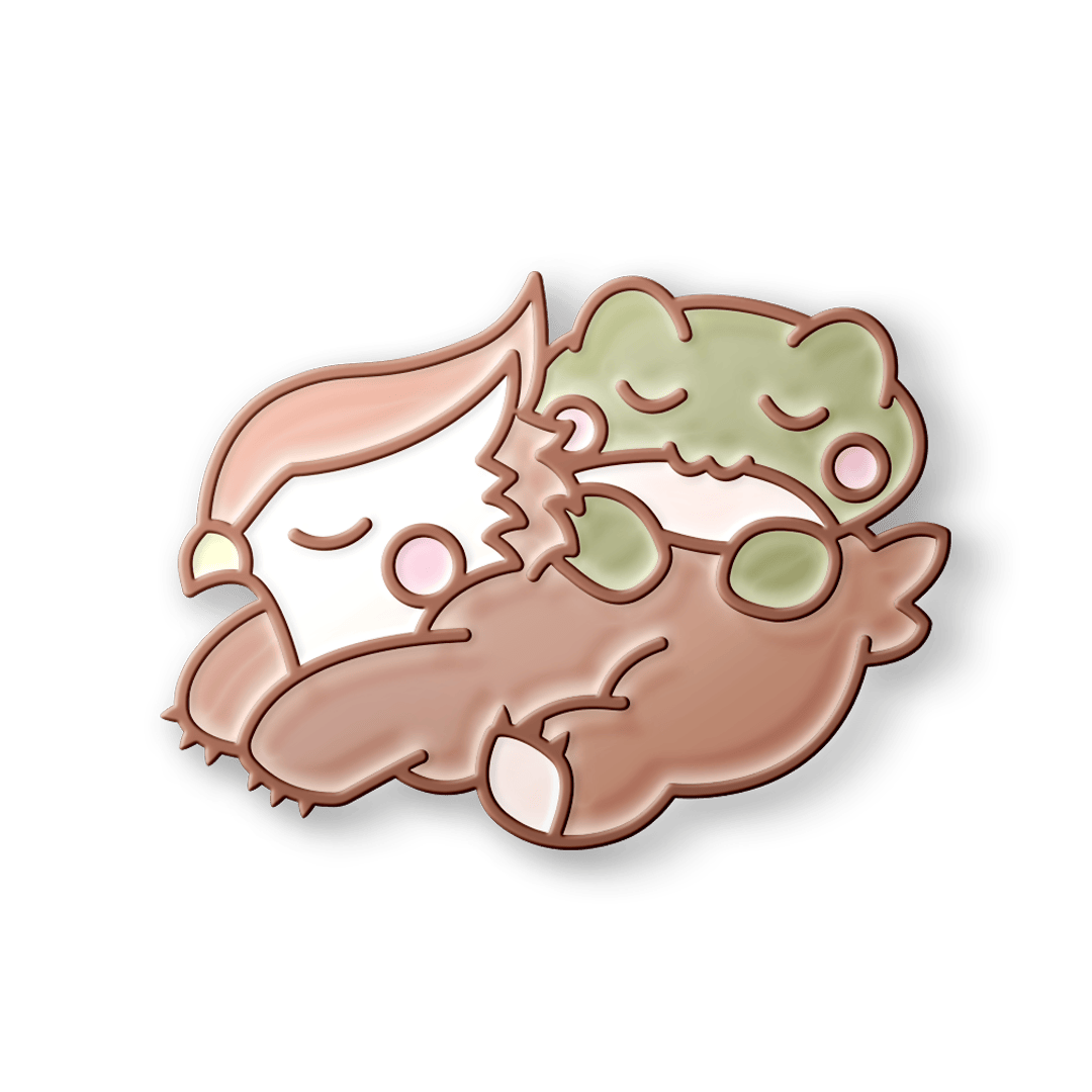 Owlbear and Banjo Pin