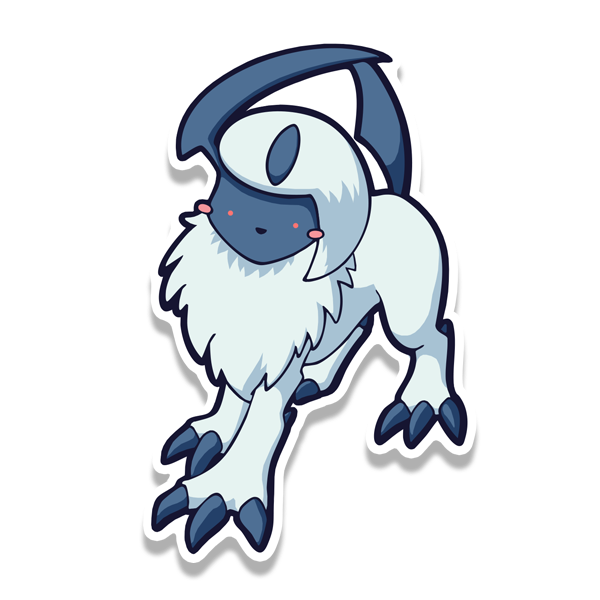 Night creature sticker