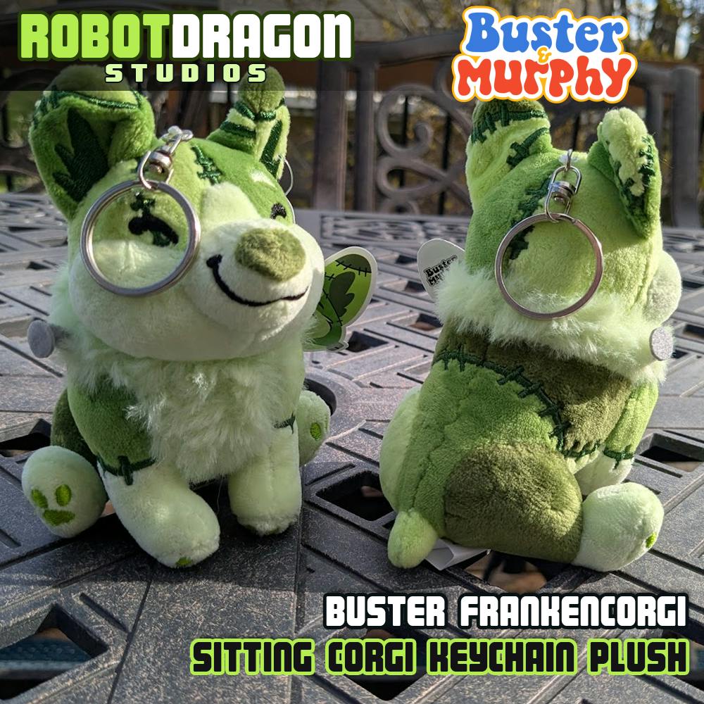 Buster Frankencorgi Keychain Plush