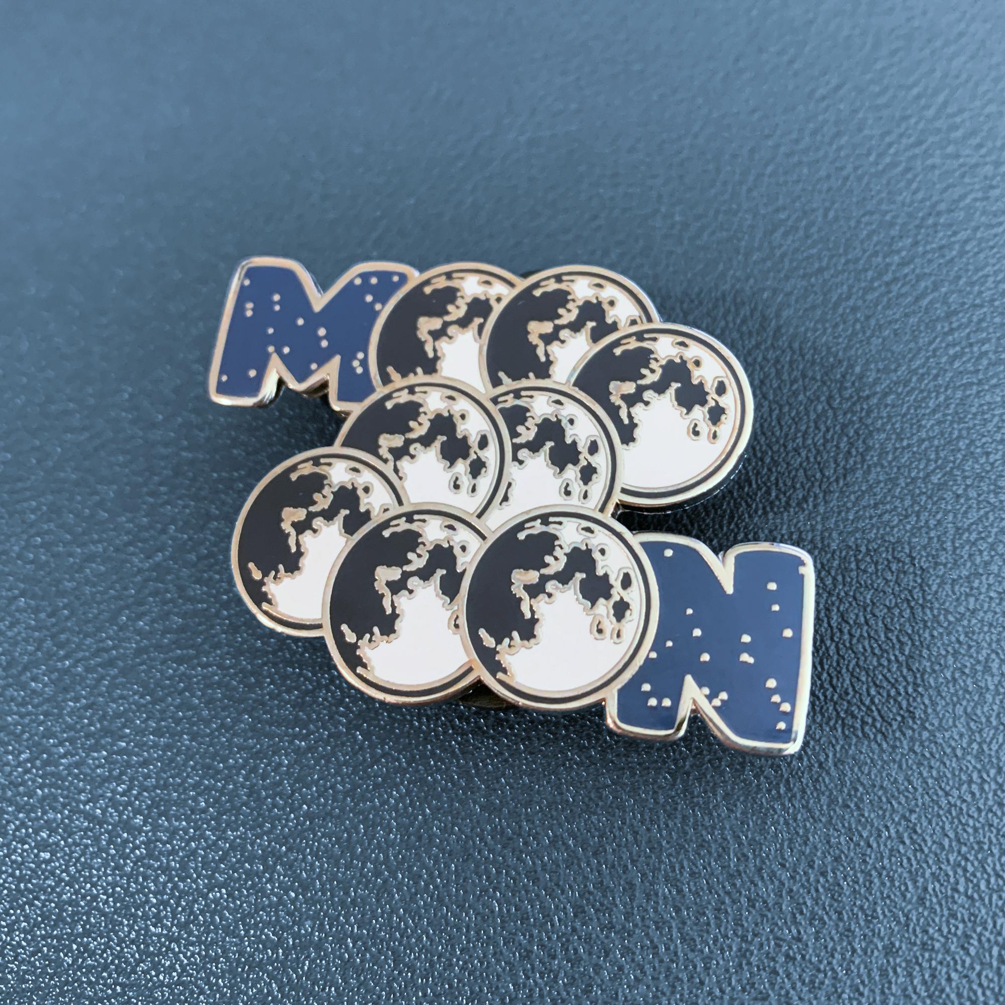 ENAMEL PIN: Moooooooon