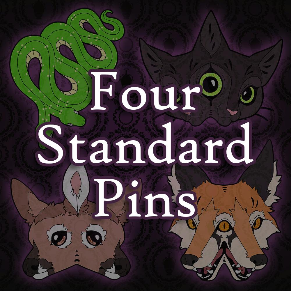 4 Standard Pins