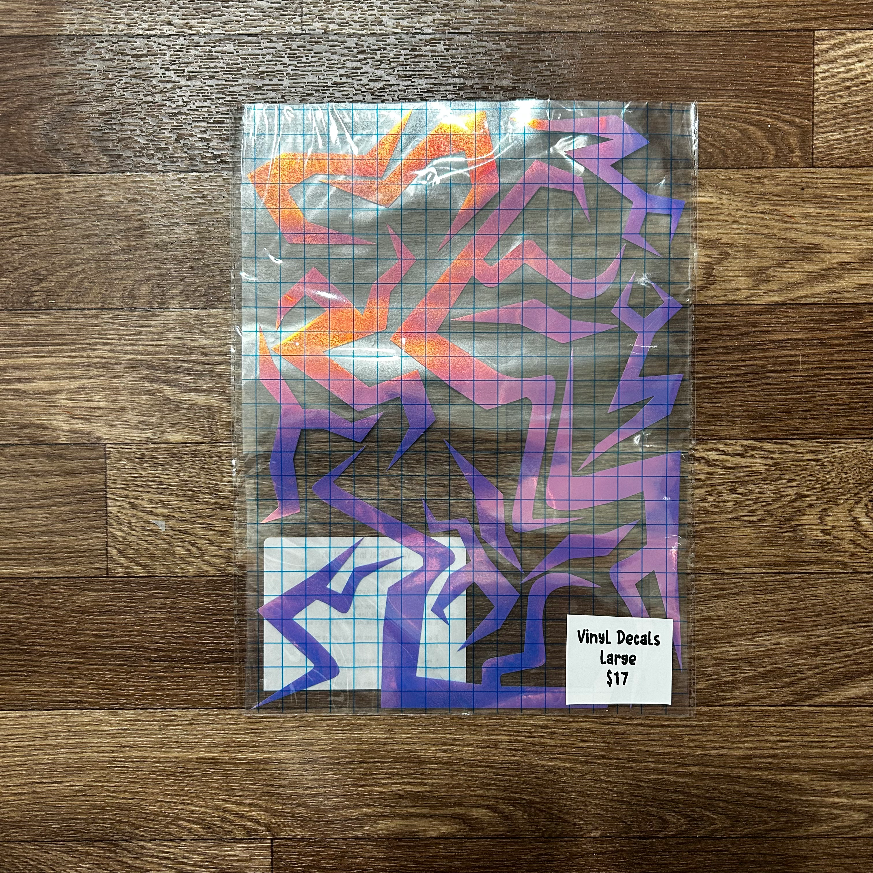 Demon Pattern Vinyl Decals - Large