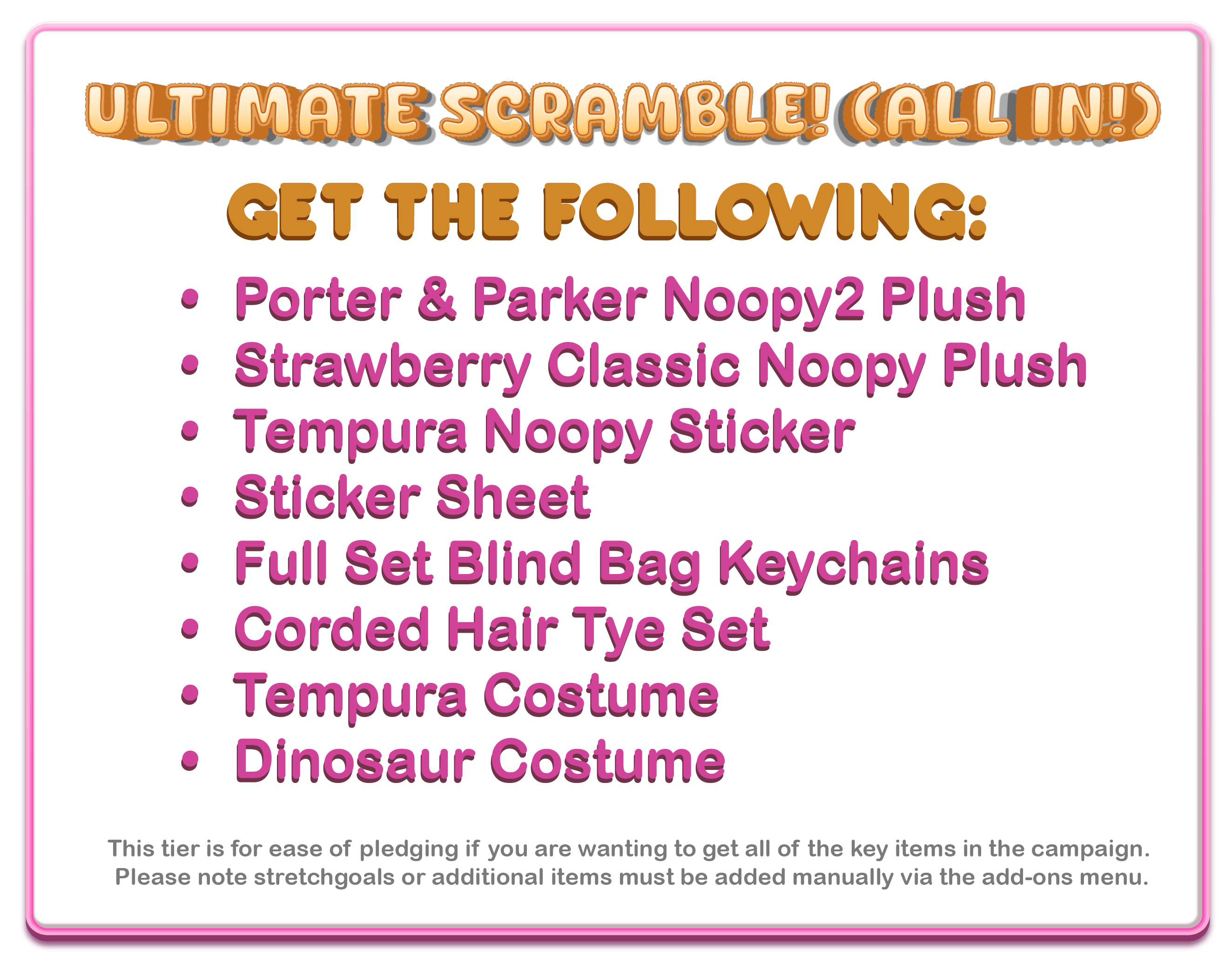 Ultimate Scramble (All In)