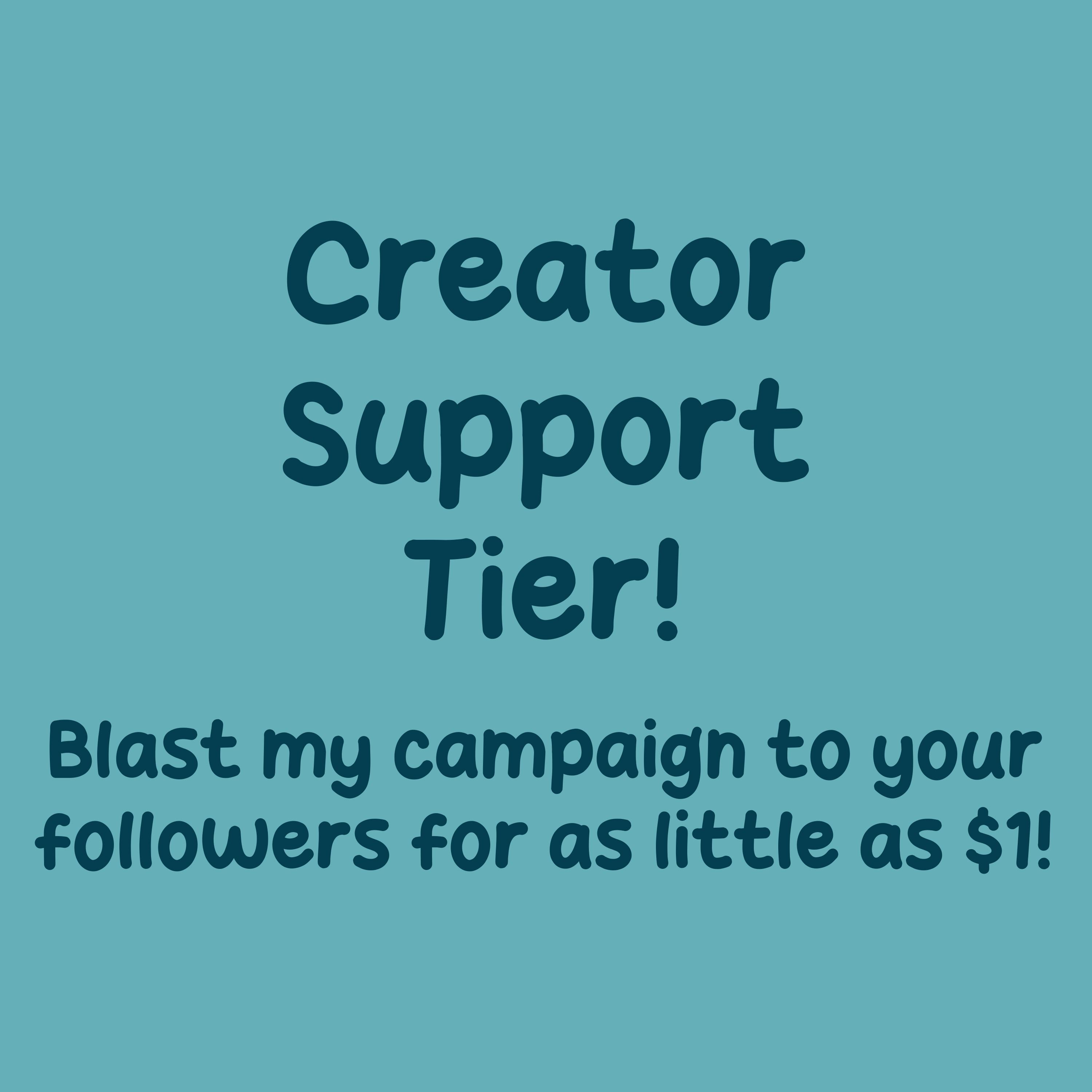 🐶 CREATOR SUPPORT 🦖 $1 NO REWARD